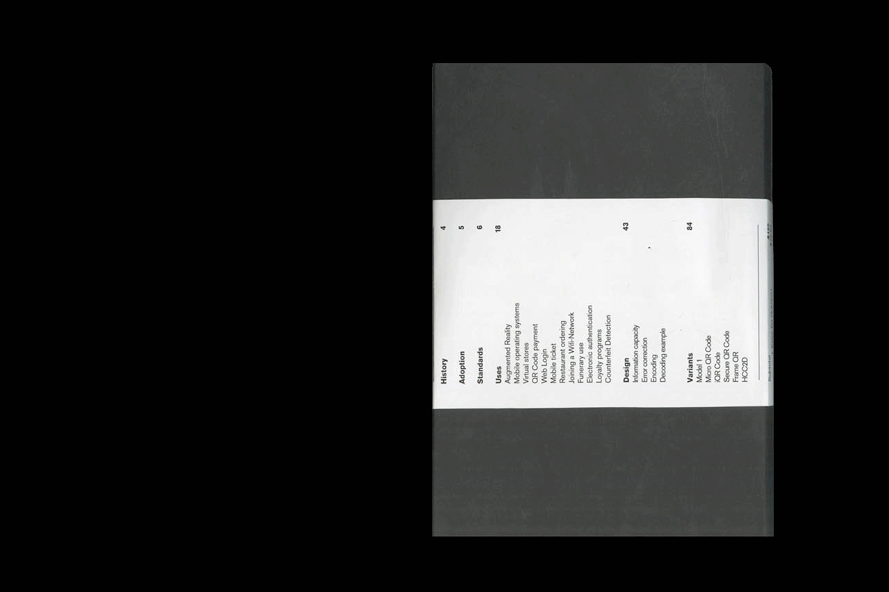 An animation flowing through all the pages of the book